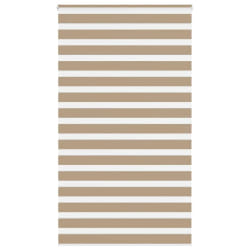 vidaXL Store zèbre largeur tissu 120,9 cm - Marron sable