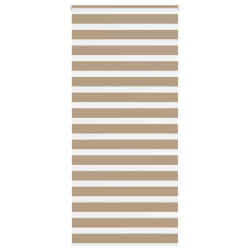 vidaXL Store zèbre largeur tissu 90,9 cm - Marron sable
