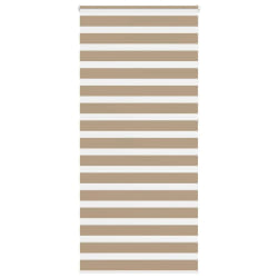 vidaXL Store zèbre - Marron sable, 110,9 cm largeur tissu - Polyester
