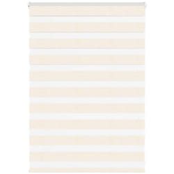 Vidaxl - Store zèbre beige marbré largeur du tissu 105,9 cm polyester