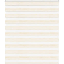 Vidaxl - Store zèbre beige marbré largeur du tissu 115,9 cm polyester