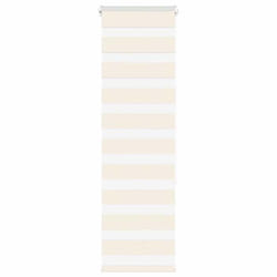 Store Zèbre Beige Marbré Largeur Du Tissu 40,9 Cm Polyester - Vidaxl