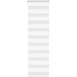Vidaxl - Store zèbre blanc 50x100 cm largeur du tissu 45,9 cm polyester