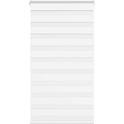 Vidaxl - Store zèbre blanc 90x100 cm largeur du tissu 85,9 cm polyester