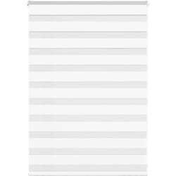 Vidaxl - Store zèbre blanc 105x100 cm largeur du tissu 100,9cm polyester