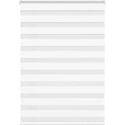 Vidaxl - Store zèbre blanc 110x100 cm largeur du tissu 105,9cm polyester