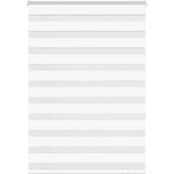 Vidaxl - Store zèbre blanc 110x150 cm largeur du tissu 105,9cm polyester
