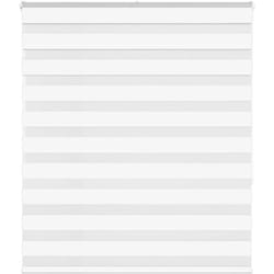 Vidaxl - Store zèbre blanc 120x150 cm largeur du tissu 115,9cm polyester