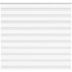 Vidaxl - Store zèbre blanc 155x150 cm largeur du tissu 150,9cm polyester