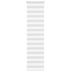 Vidaxl - Store zèbre blanc 60x200 cm largeur du tissu 55,9 cm polyester