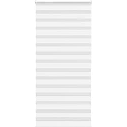Vidaxl - Store zèbre blanc 100x200 cm largeur du tissu 95,9cm polyester