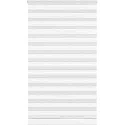 Vidaxl - Store zèbre blanc 120x200 cm largeur du tissu 125,9cm polyester