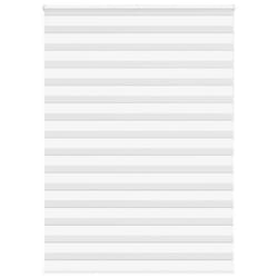 Store Zèbre Blanc 155x200 Cm Largeur Du Tissu 150,9cm Polyester - Vidaxl
