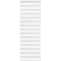 Store zèbre blanc 80x230 cm largeur du tissu 75,9 cm polyester - Vidaxl