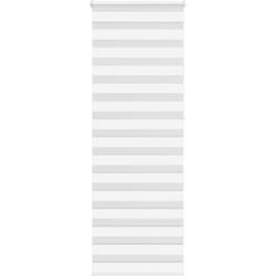 Store zèbre blanc 90x230 cm largeur du tissu 85,9 cm polyester - Vidaxl