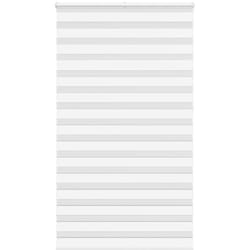 Vidaxl - Store zèbre blanc 130x230 cm largeur du tissu 125,9cm polyester