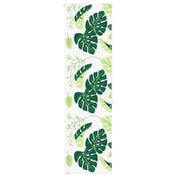 vidaXL Store enrouleur de douche 80x240 cm Feuille verte