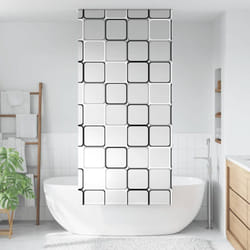 Vidaxl - Store enrouleur de douche 90x240 cm largeur du tissu 86 cm