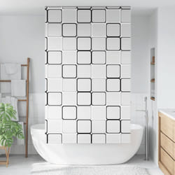 Store enrouleur de douche 120x240 cm largeur du tissu 116 cm - Vidaxl