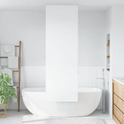 Vidaxl - Store enrouleur de douche 80x240 cm largeur du tissu 76 cm