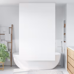 Ce store de douche permet d'améliorer le style et la fonctionnalité de votre salle de bain en offrant intimité, ordre et élég ...