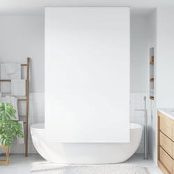 Vidaxl - Store enrouleur de douche 120x240 cm largeur du tissu 116 cm