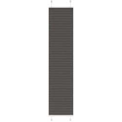 Vidaxl - Store plissé noir 50x200 cm largeur du tissu 49,4 cm polyester