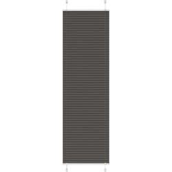 Vidaxl - Store plissé noir 65x200 cm largeur du tissu 64,4 cm polyester