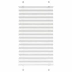 vidaXL Store plissé blanc 80x100 cm largeur du tissu 794 cm polyester store plissé de fenêtre store accordéon store 4015479