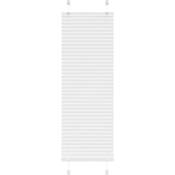 vidaXL Store plissé blanc 40x150 cm largeur du tissu 39,4 cm polyester