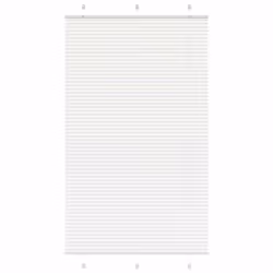 vidaXL Store plissé blanc 115x200cm largeur du tissu 1144cm polyester store plissé de fenêtre store accordéon store 4015520