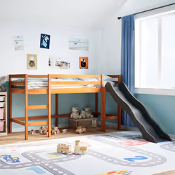 VidaXL 853430 Lit pour enfant Marron Bois