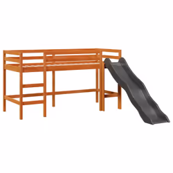 VidaXL 853430 Lit pour enfant Marron Bois