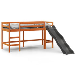 VidaXL 853433 Lit pour enfant Marron Bois
