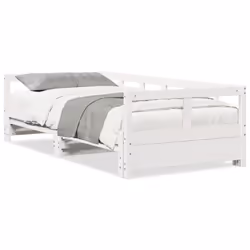 VidaXL 854956, lit sofa, Blanc, Bois de pin, 1975 mm, 920 mm, 560 mm