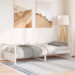VidaXL 854959, lit sofa, Blanc, Bois de pin, 2075 mm, 870 mm, 560 mm