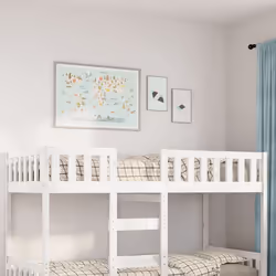 VidaXL 855013, Blanc, Bois, 80 x 200 mm, 1 pièce(s)