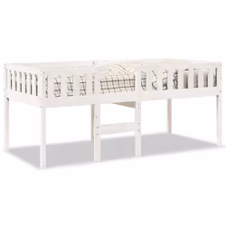 VidaXL 855013 Lit pour enfant Blanc Bois