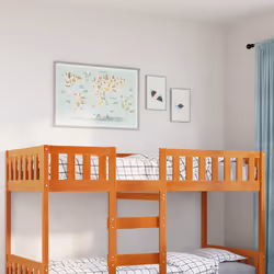 VidaXL 855017 Lit pour enfant Marron Bois