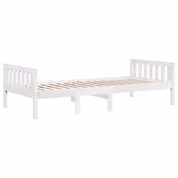 VidaXL 855025 Lit pour enfant Blanc Bois