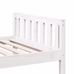 VidaXL 855025 Lit pour enfant Blanc Bois - Vue supplémentaire 8