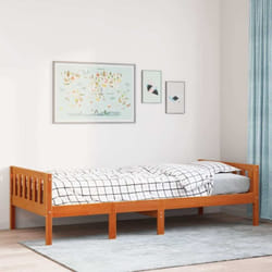 VidaXL 855026 Lit pour enfant Marron Bois
