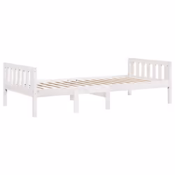 VidaXL 855031 Lit pour enfant Blanc Bois