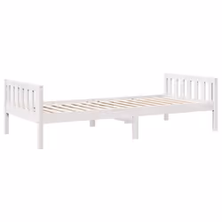 VidaXL 855031 Lit pour enfant Blanc Bois - Vue supplémentaire 7