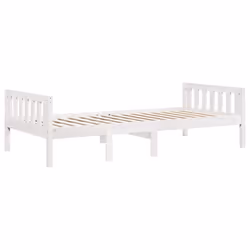 VidaXL 855034 Lit pour enfant Blanc Bois - Vue supplémentaire 3
