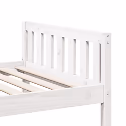 VidaXL 855034 Lit pour enfant Blanc Bois - Vue supplémentaire 8