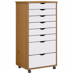 Cette armoire roulante avec tiroirs vous aide à mieux travailler en gardant les choses organisées et à portée de main. Roues  ...