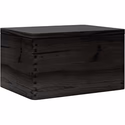Améliorez le rangement de votre maison avec cette boîte en bois de pin massif, alliant fonctionnalité et charme rustique. Mat ...
