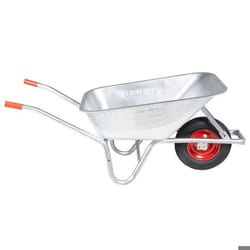 vidaXL Brouette 90 L 150 kg acier galvanisé et plastique
