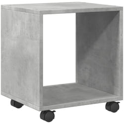 Vidaxl - Armoire à roulettes gris béton 37x33x42,5 cm bois d'ingénierie